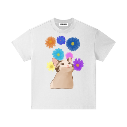 Cat Flowers Pure Cotton KIDS T-Shirt