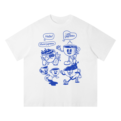 Coffee Cups Unisex Quick-Dry Relaxed Fit T-Shirt