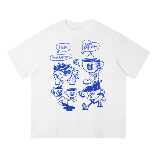 Coffee Cups Unisex Quick-Dry Relaxed Fit T-Shirt