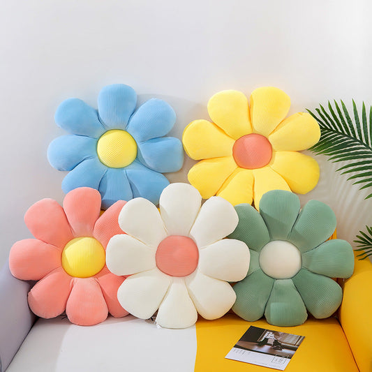 Daisy Sun Flower Plush Pillow Cute Colorful Decor Cushion