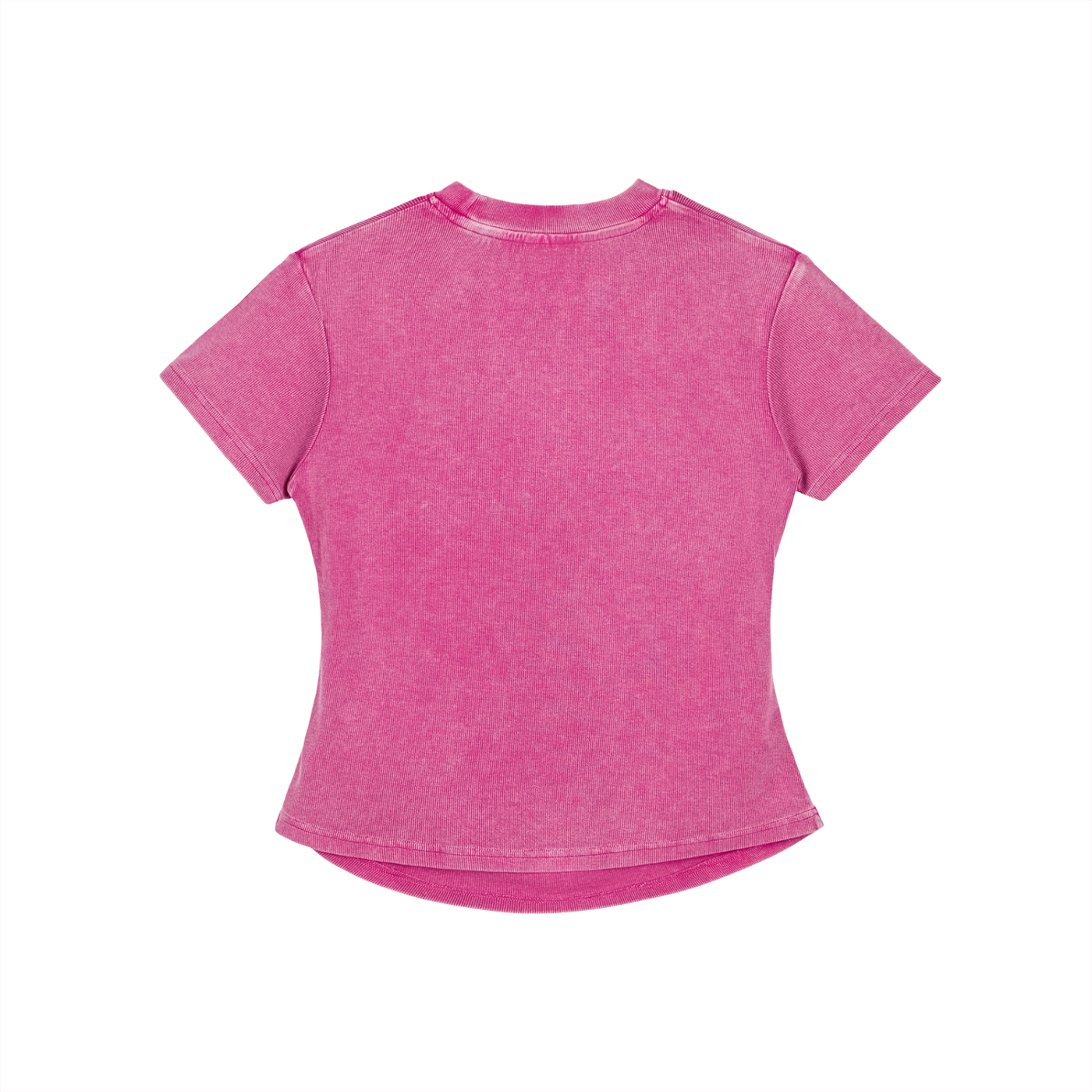 Stars  Faux Embroidered Vintage Washed Femme Fit Cotton T-Shirt