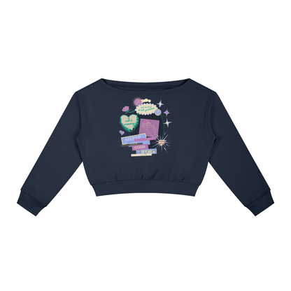 Good Work Women's Off-Shoulder Sweatshirt