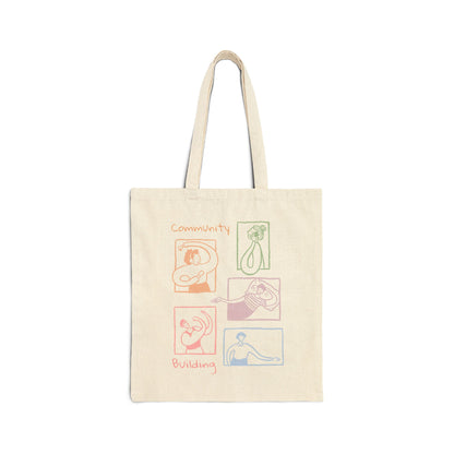 Community Building Cotton Canvas Tote Bag