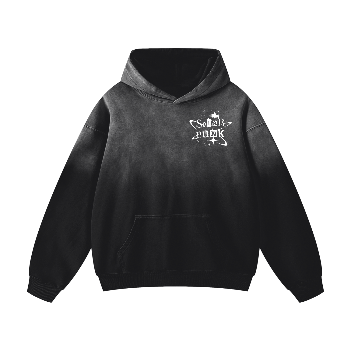 Solar Punk Rising Sunfade Oversized Hoodie