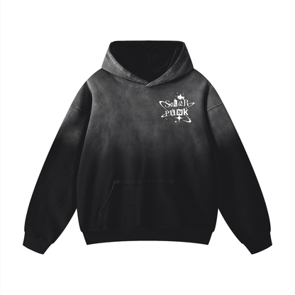 Solar Punk Rising Sunfade Oversized Hoodie