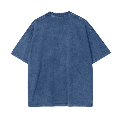 Butterfly Unisex Oversized Snow Washed T-Shirt