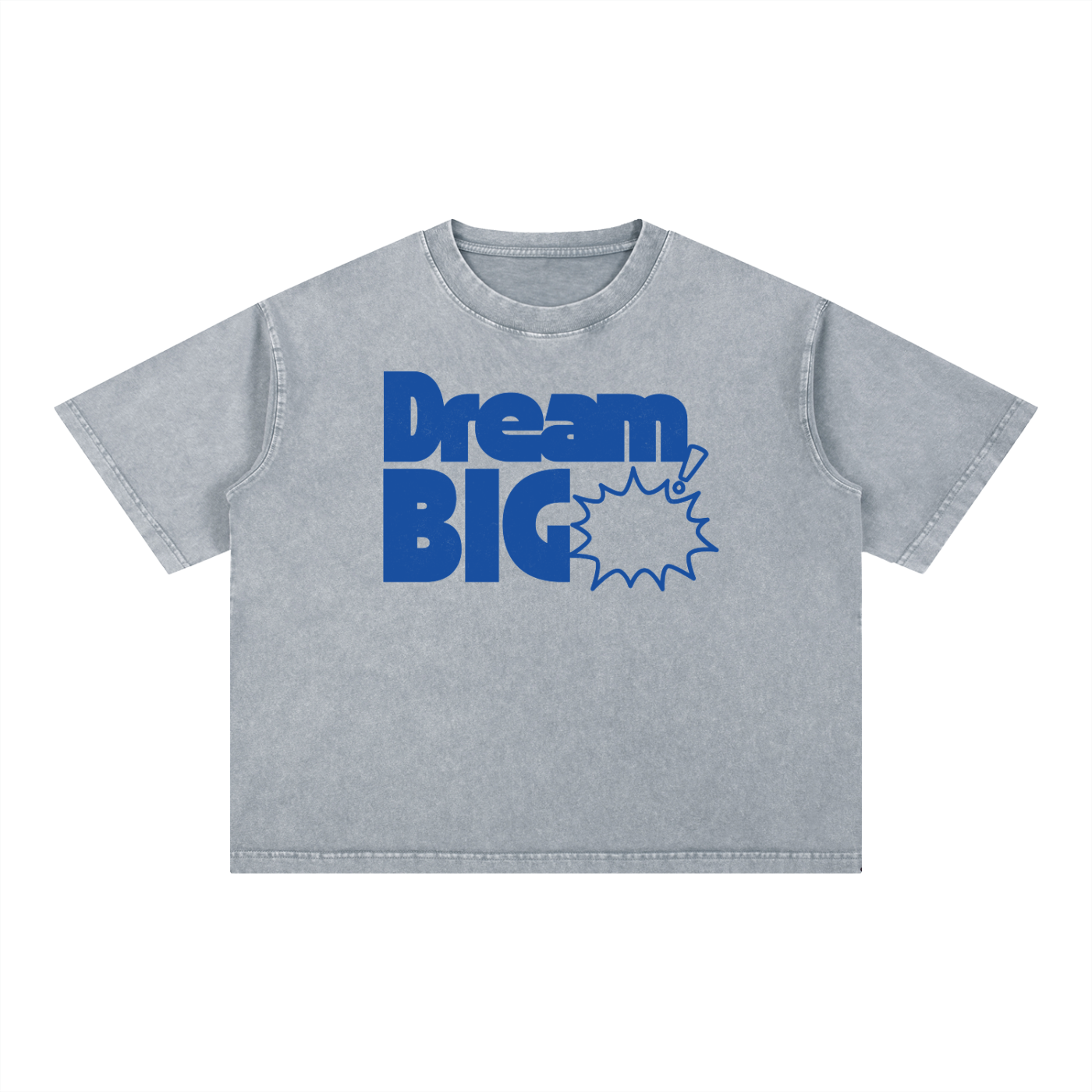 Dream Big Unisex Mineral Wash Boxy T-Shirt