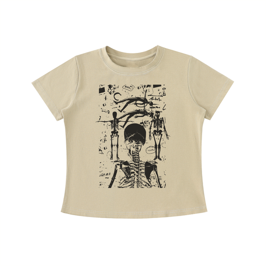 Skeletal Study Vintage Wash Slim Fit T-shirt
