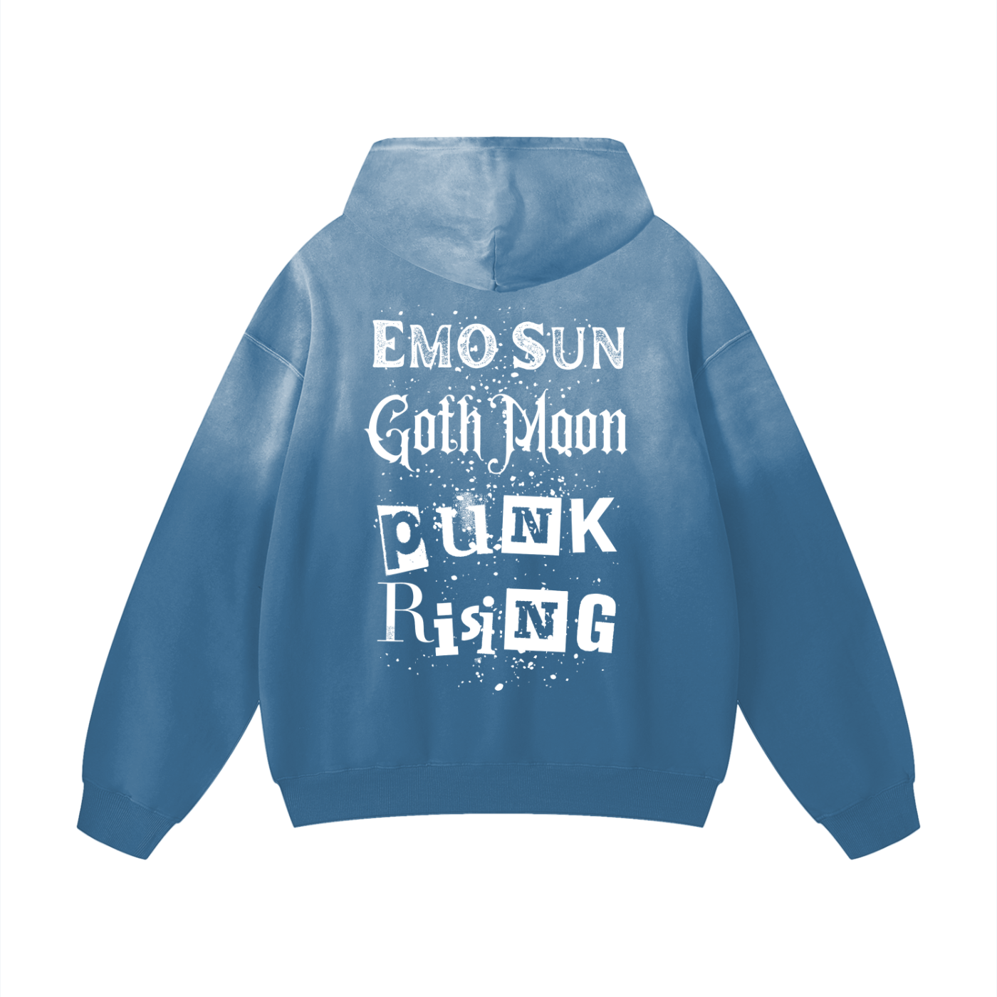 Solar Punk Rising Sunfade Oversized Hoodie