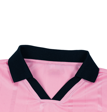 Black Panther Unisex Striped Collar Boxy Sport Jersey