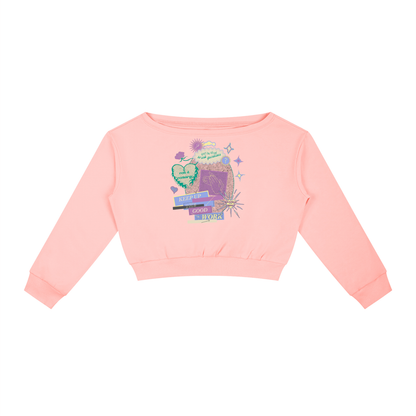 Good Work Women's Off-Shoulder Sweatshirt