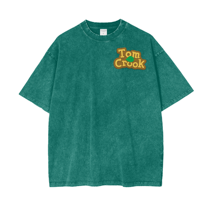 Tom Crook Unisex Oversize Snow Washed T-Shirt