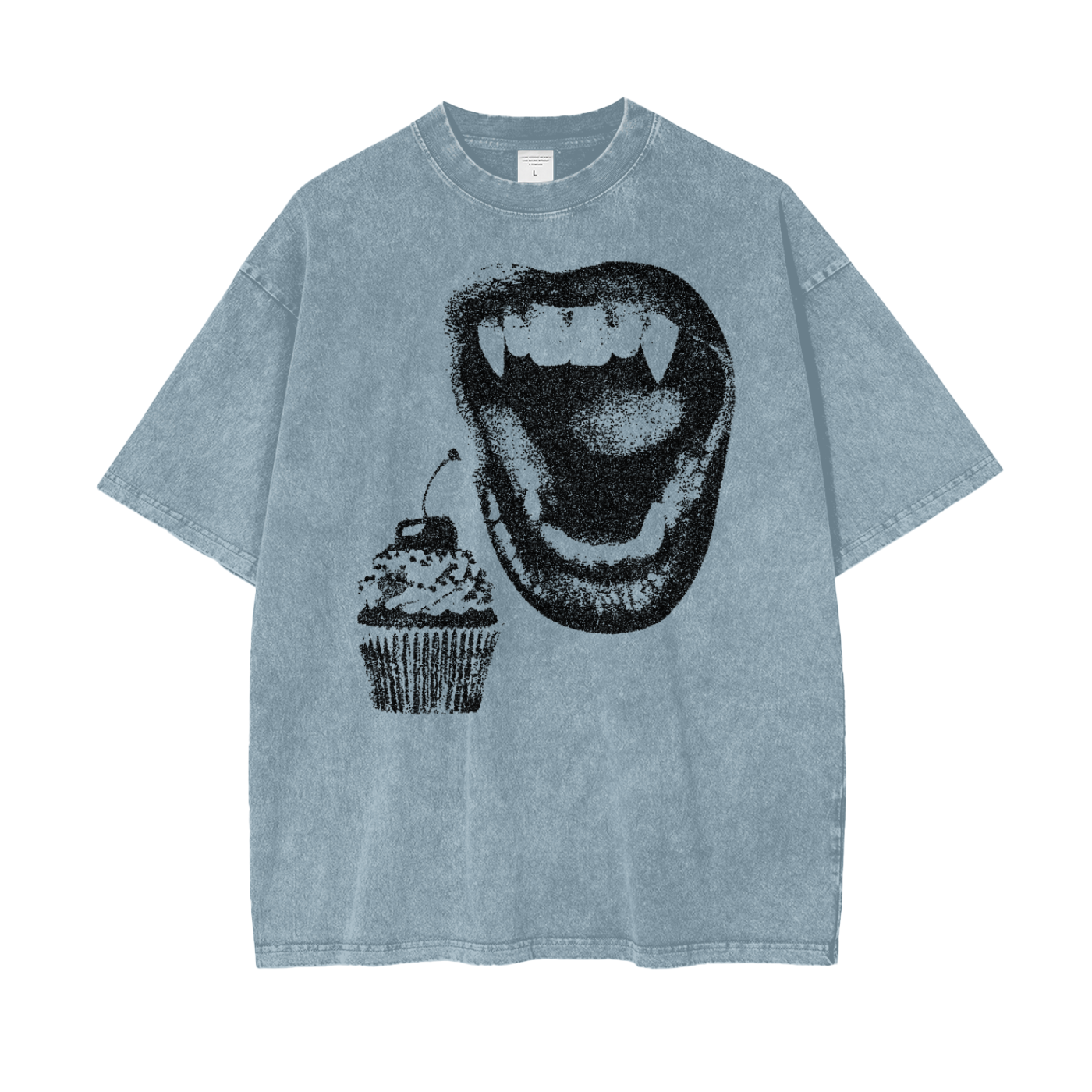 Sweet Tooth Unisex Oversize Snow Washed T-Shirt