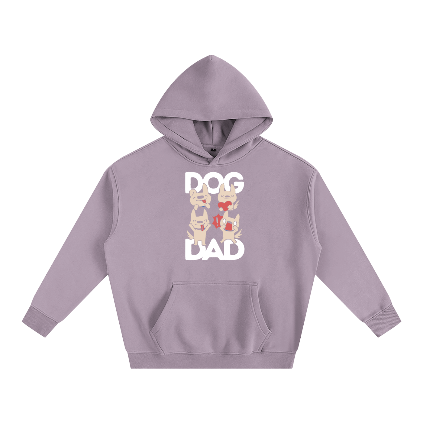 Dog Dad Unisex Oversize Fleeced Hoodie