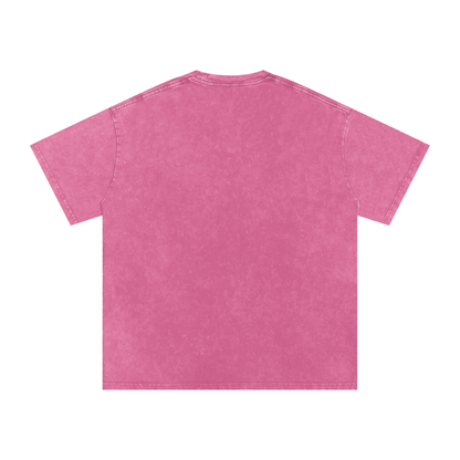 Fairy Rainbows Unisex Acid Wash Oversize T-Shirt