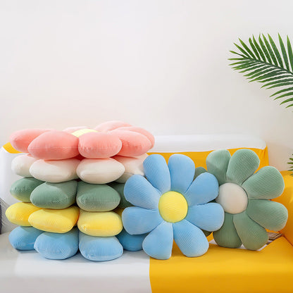 Daisy Sun Flower Plush Pillow Cute Colorful Decor Cushion