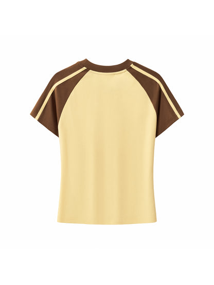 Diner Girl Retro Womens Petite Raglan T-Shirt