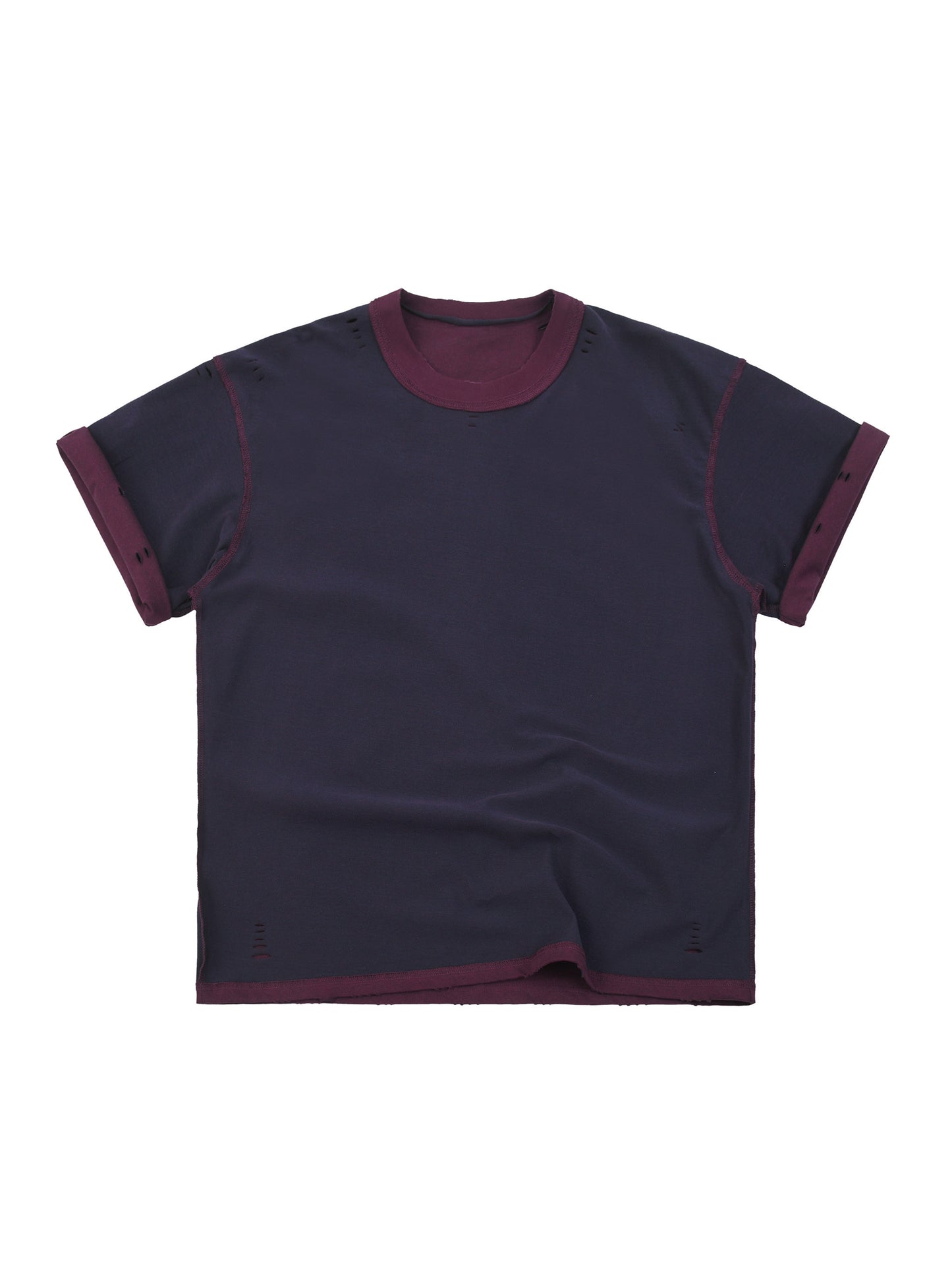 Hypnotic Eyes Unisex Reversible Frayed T-shirt