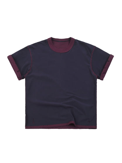 Hypnotic Eyes Unisex Reversible Frayed T-shirt