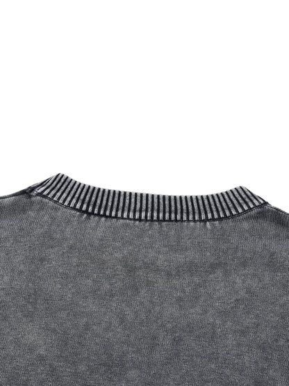 Lucky Mineral Wash Oversized Sweater