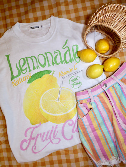 Lemon Fruit Club Lightweight Slub Cotton T-Shirt