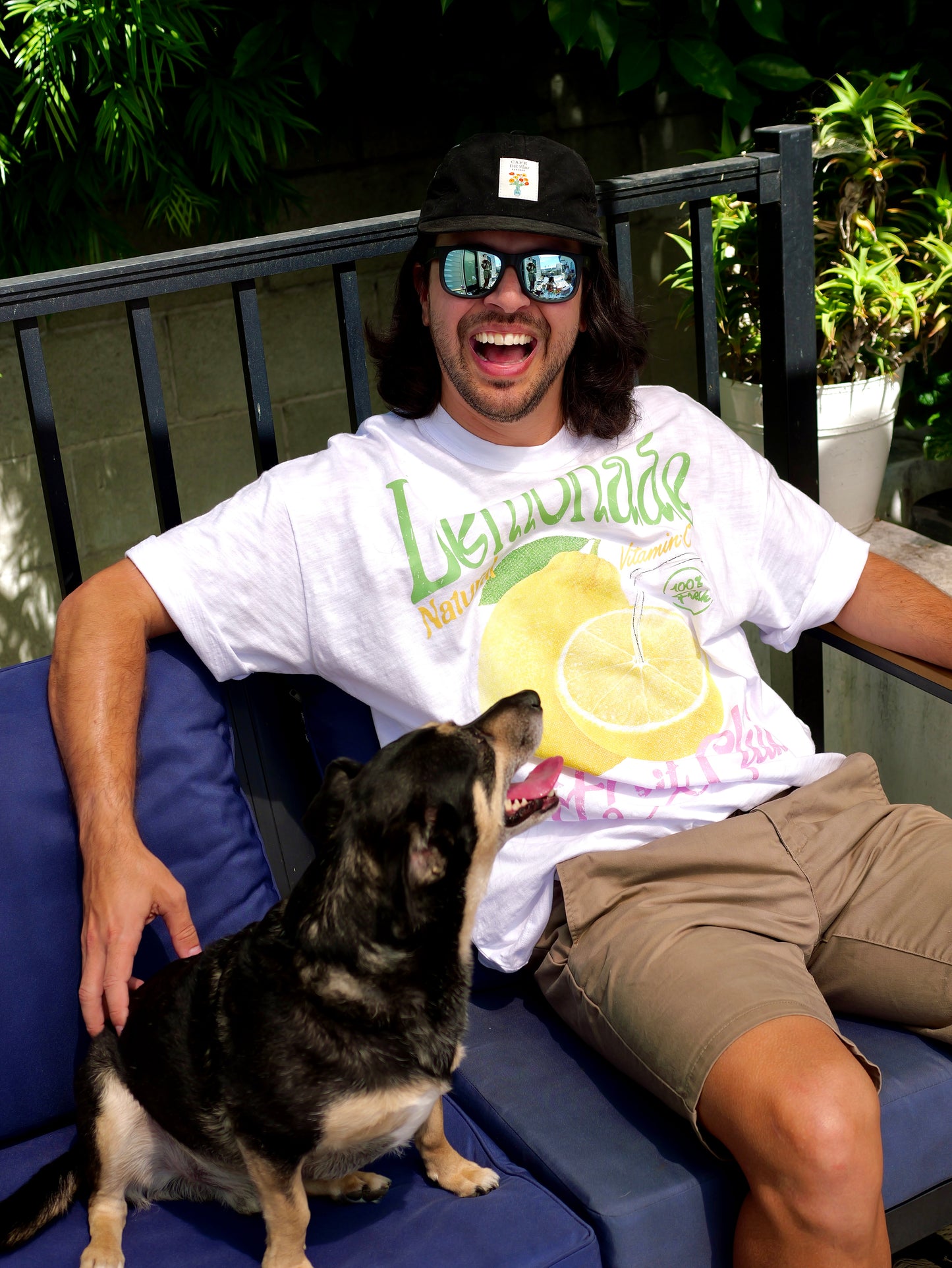Lemon Fruit Club Lightweight Slub Cotton T-Shirt
