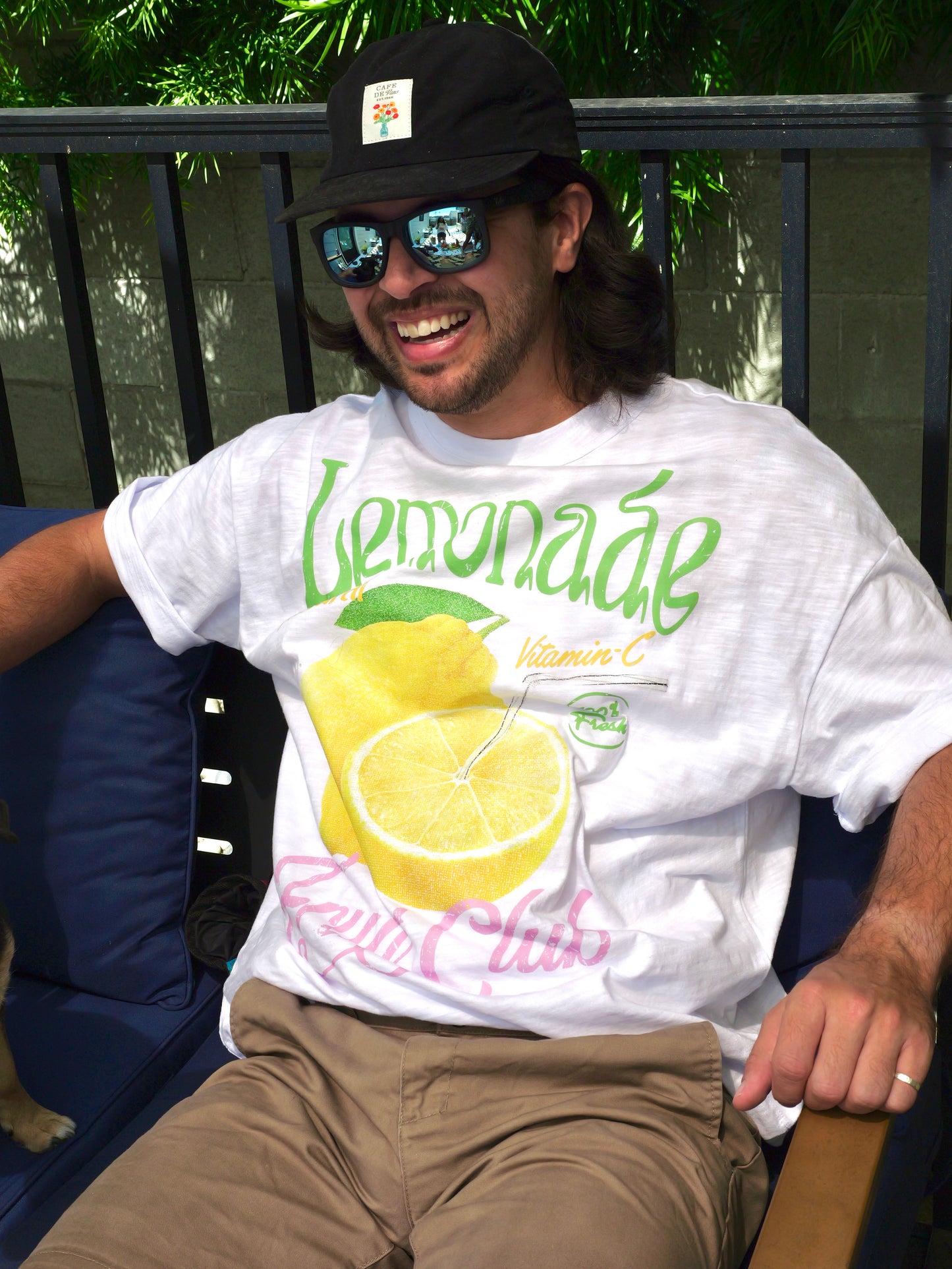 Lemon Fruit Club Lightweight Slub Cotton T-Shirt