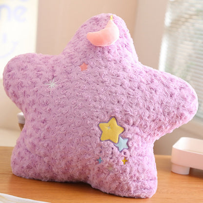 Kawaii Pastel Moon Star Cute Decor Pillow Plush