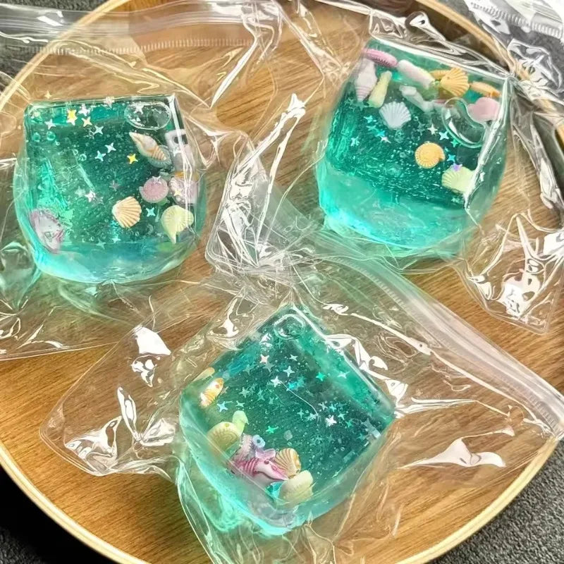 Squishy Ocean Block Stress Ball Sensory Relief Fidget Toy