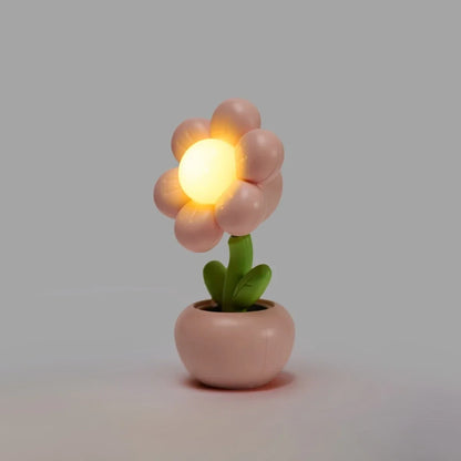Kawaii Mini LED Flower Night Light Table Lamp