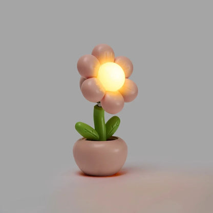 Kawaii Mini LED Flower Night Light Table Lamp