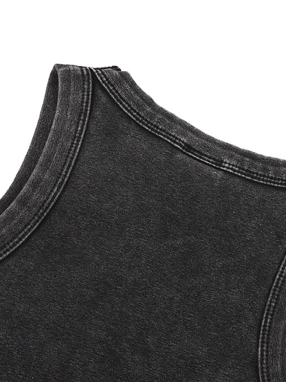 Power Naps Frog Snow Washed Tank Top
