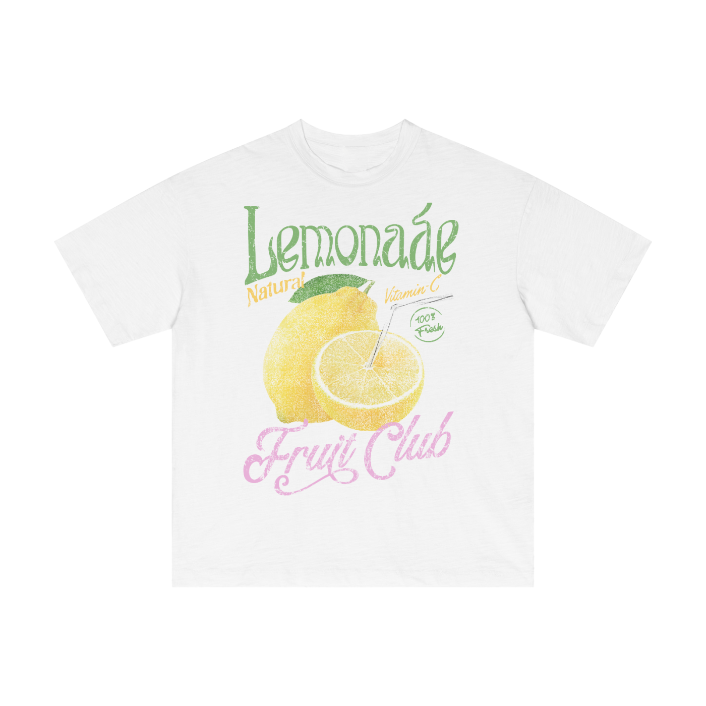 Lemon Fruit Club Lightweight Slub Cotton T-Shirt
