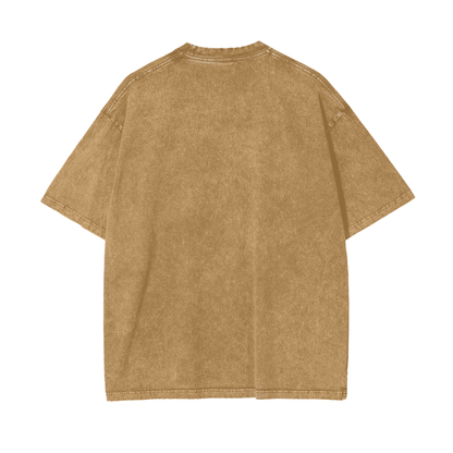 Live Library Unisex Oversize Snow Washed T-Shirt