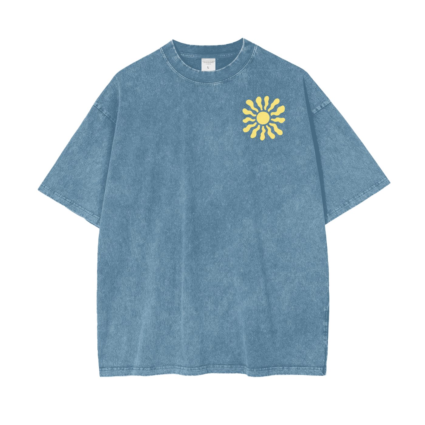 The Sun Unisex Oversize Snow Washed T-Shirt