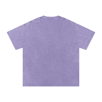 Fairy Rainbows Unisex Acid Wash Oversize T-Shirt