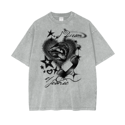 Dream of Jeanie Unisex Oversize Snow Washed T-Shirt