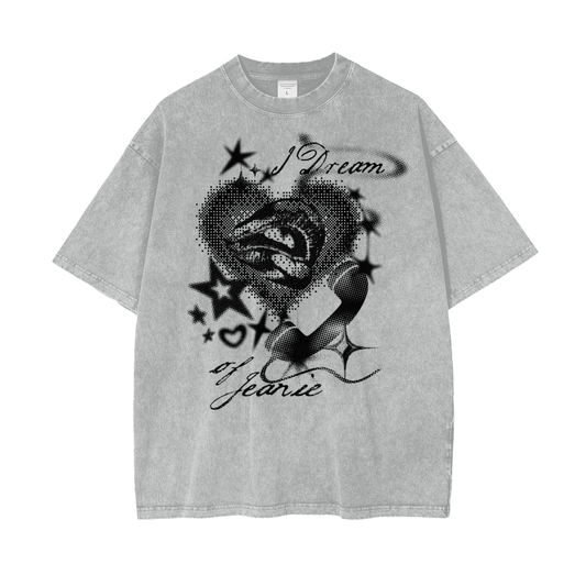 Dream of Jeanie Unisex Oversize Snow Washed T-Shirt