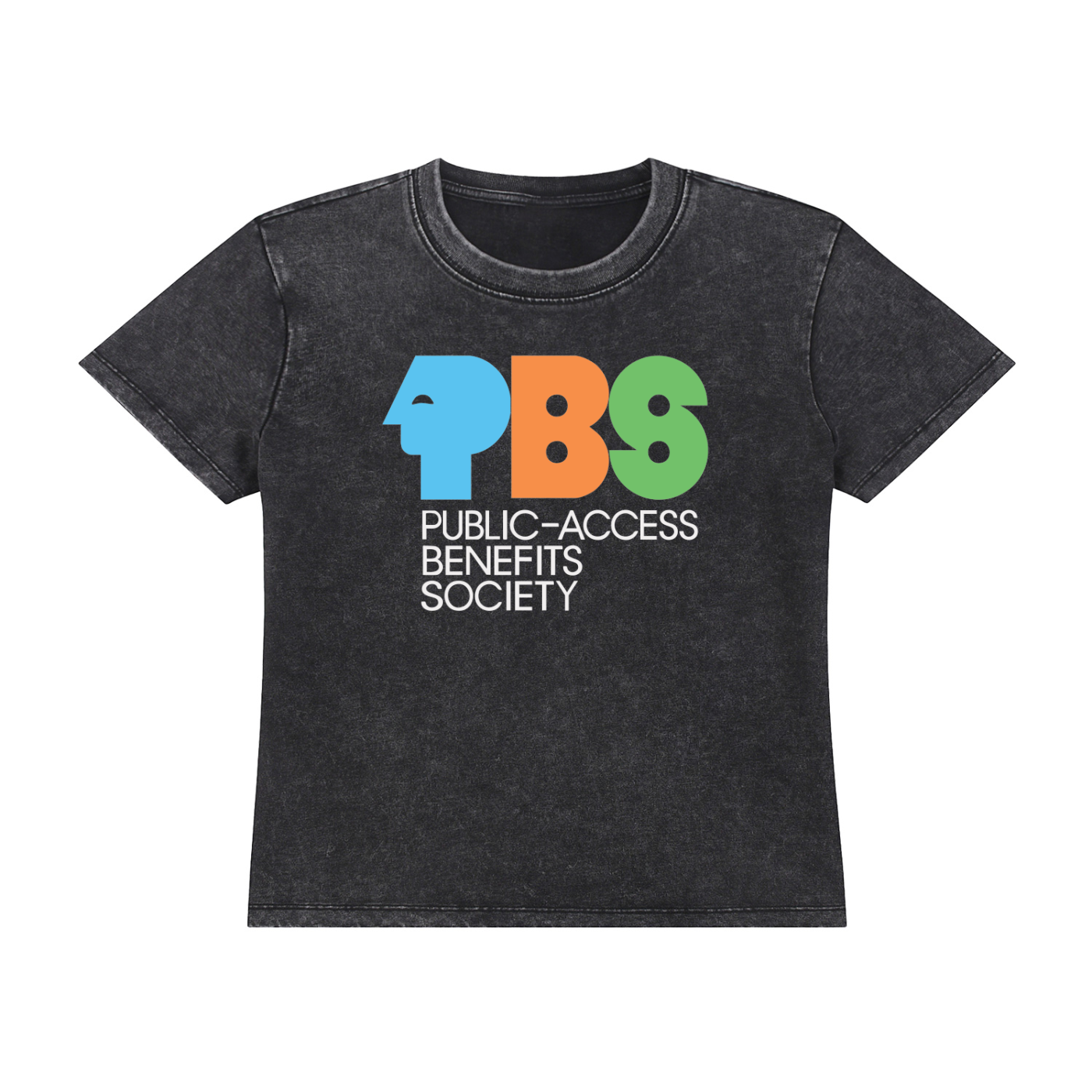 PBS Society Vintage Wash Drop Shoulder T-shirt