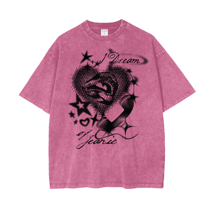 Dream of Jeanie Unisex Oversize Snow Washed T-Shirt