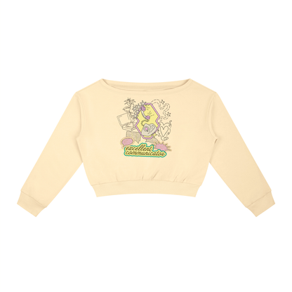 Call Me Women's Off-Shoulder Sweatshirt