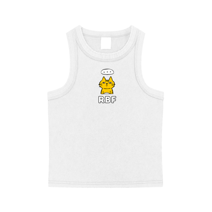 Rbf Cat Snow Washed Tank Top