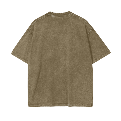 Butterfly Unisex Oversized Snow Washed T-Shirt