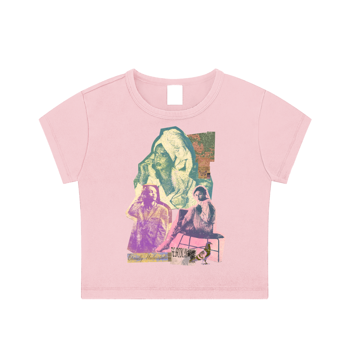 City Girls Petite Washed Crop Top