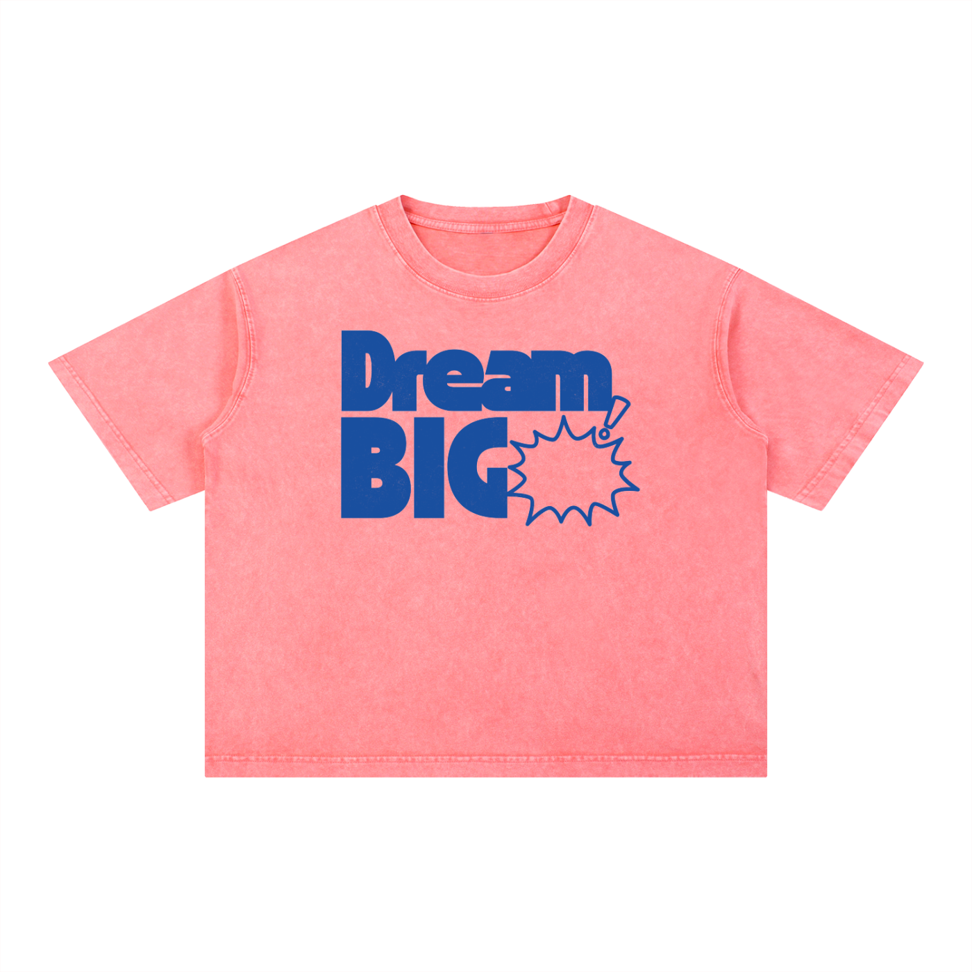 Dream Big Unisex Mineral Wash Boxy T-Shirt