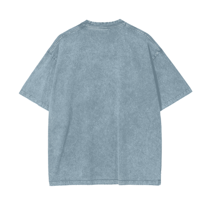 Love Not War Unisex Oversize Snow Washed T-Shirt