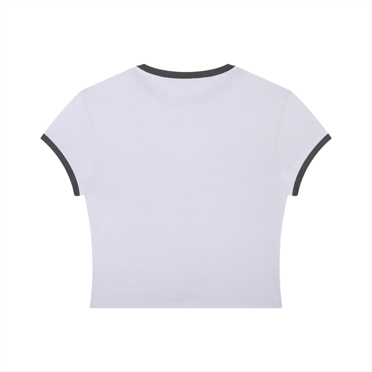 Fall Fruits Retro Women's Slim Color Rib T-Shirt