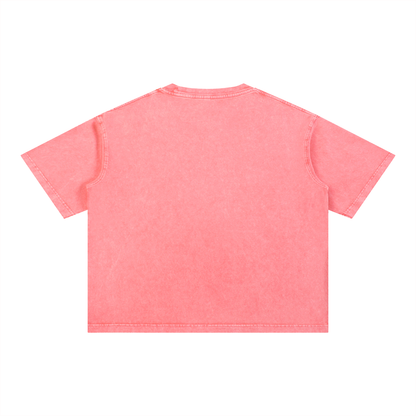 Rebel World Mineral Wash Boxy Cotton T-Shirt