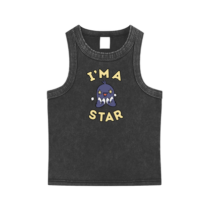 I'm a Star Bird Snow Washed Tank Top