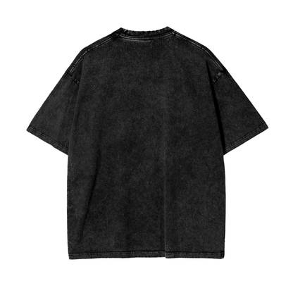 Anime Julia Unisex Oversize Snow Washed T-Shirt